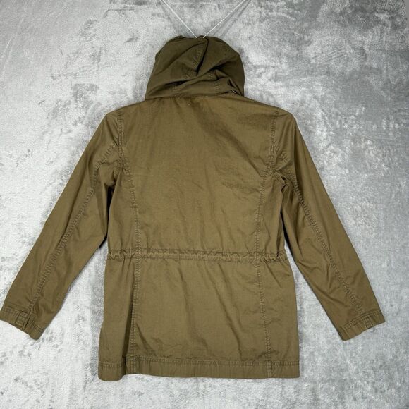 J Crew Jacket Women Small Army Green Boyfriend Fatigue Jacket Military Utility - Picture 5 of 9